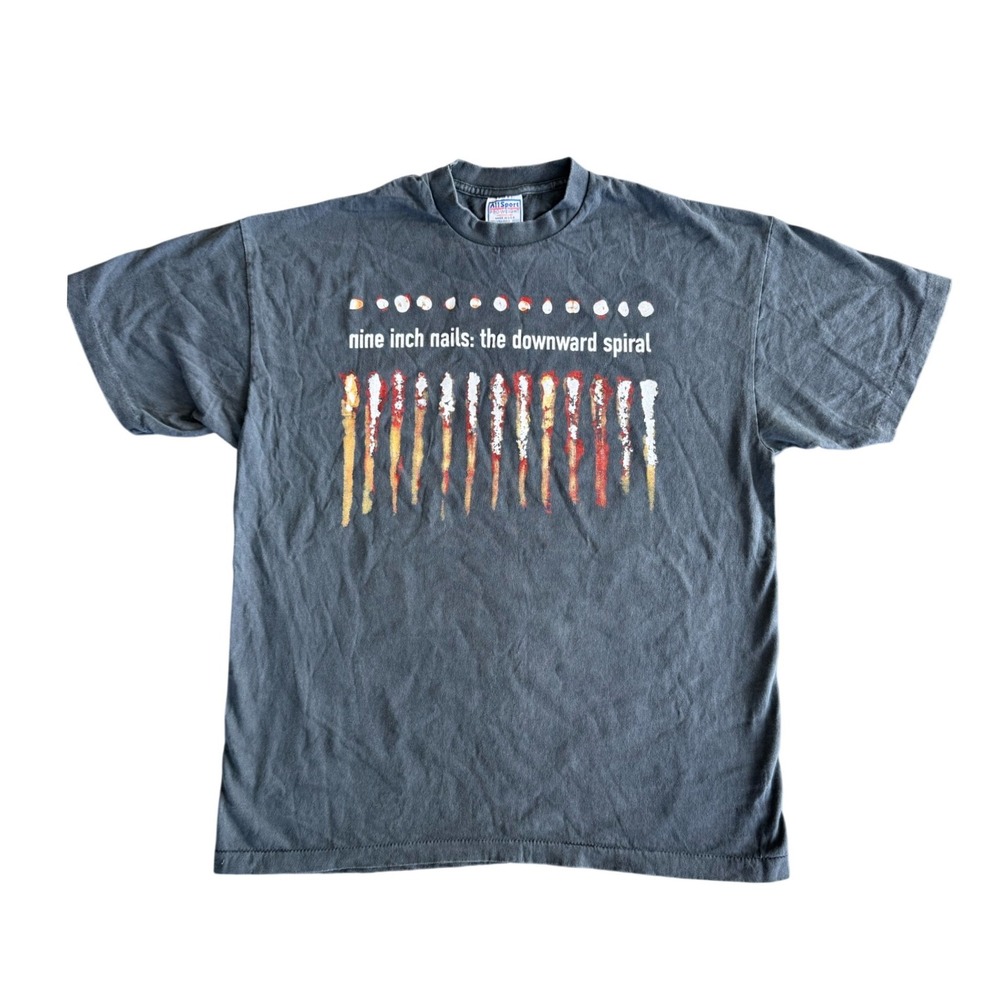 Vintage Nine Inch Nails The Downward Spiral Single Stitch Tee Size XL REPRINT
